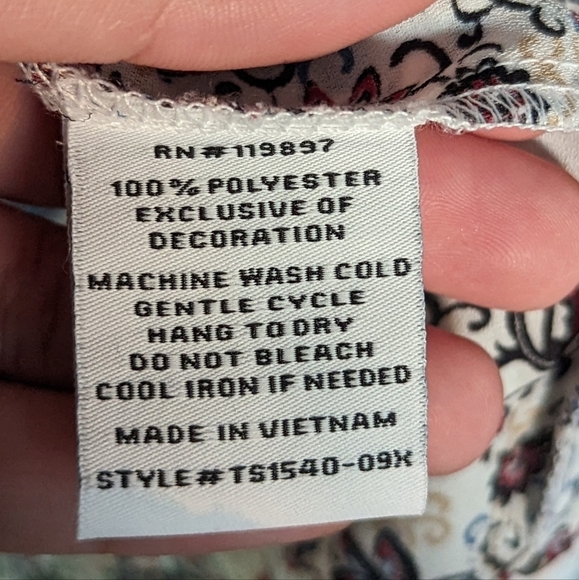 Collective Concepts Paisley Blouse - Picture 5 of 9